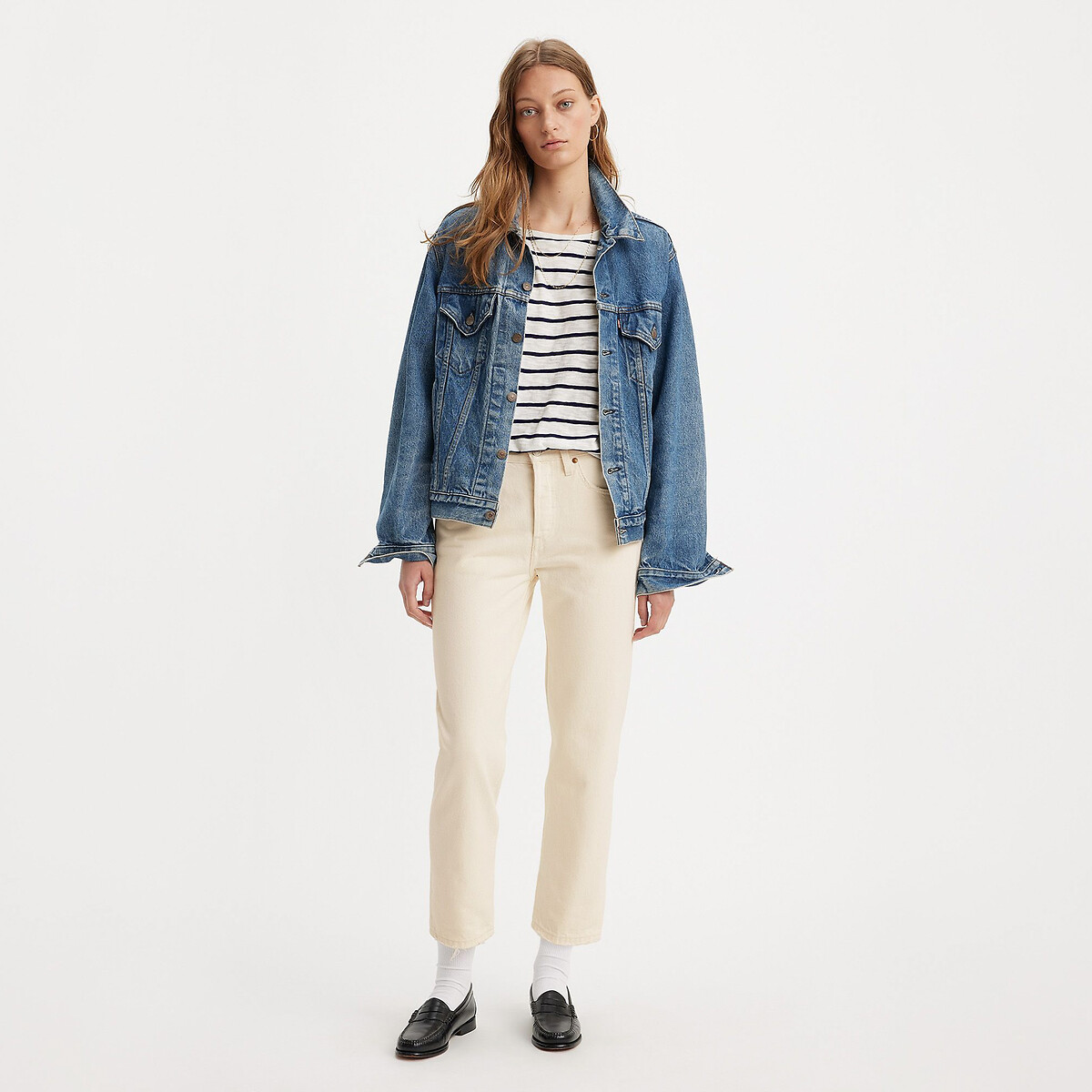 Calça Jeans 501® Cropped da Levi's