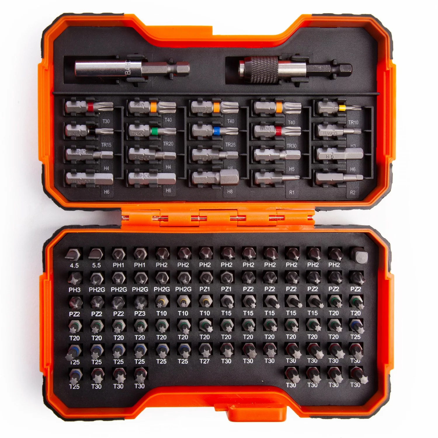Bahco 59/S100BC 100-Delige Bitset - Gleuf-, Phillips®, Pozidriv®, Hexagon, Robertson en Torx®