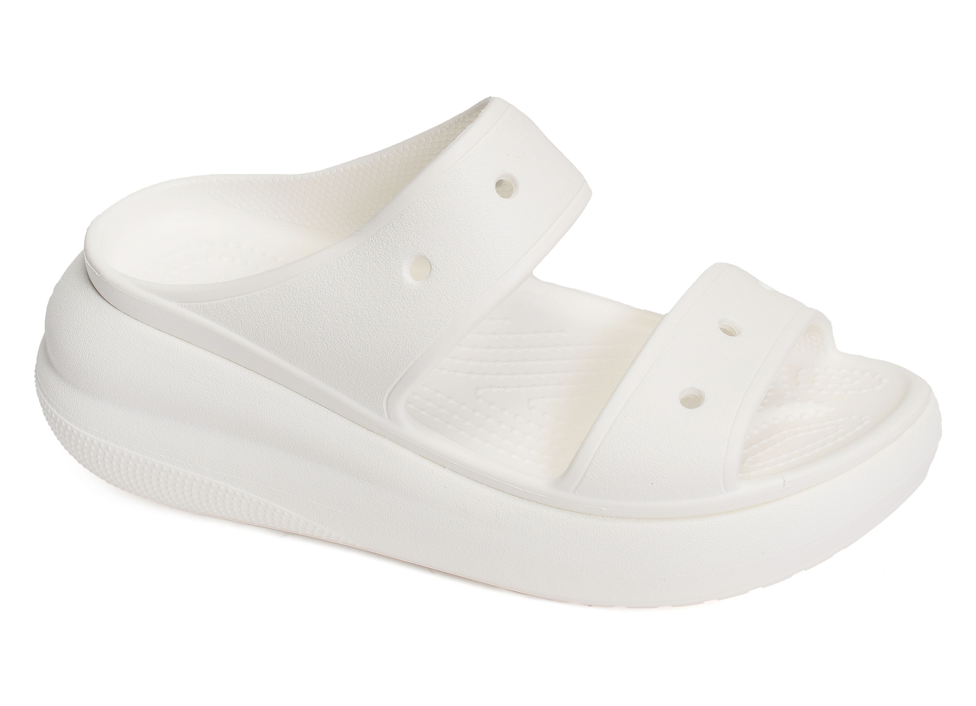Classic cruch sandal blanc