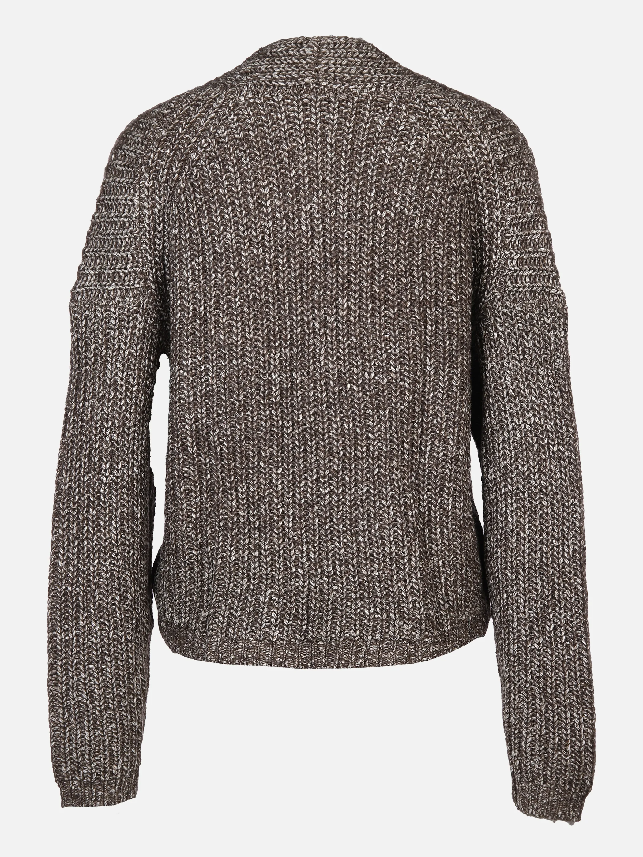 Damen Strickcardigan in meliertem Dessin
