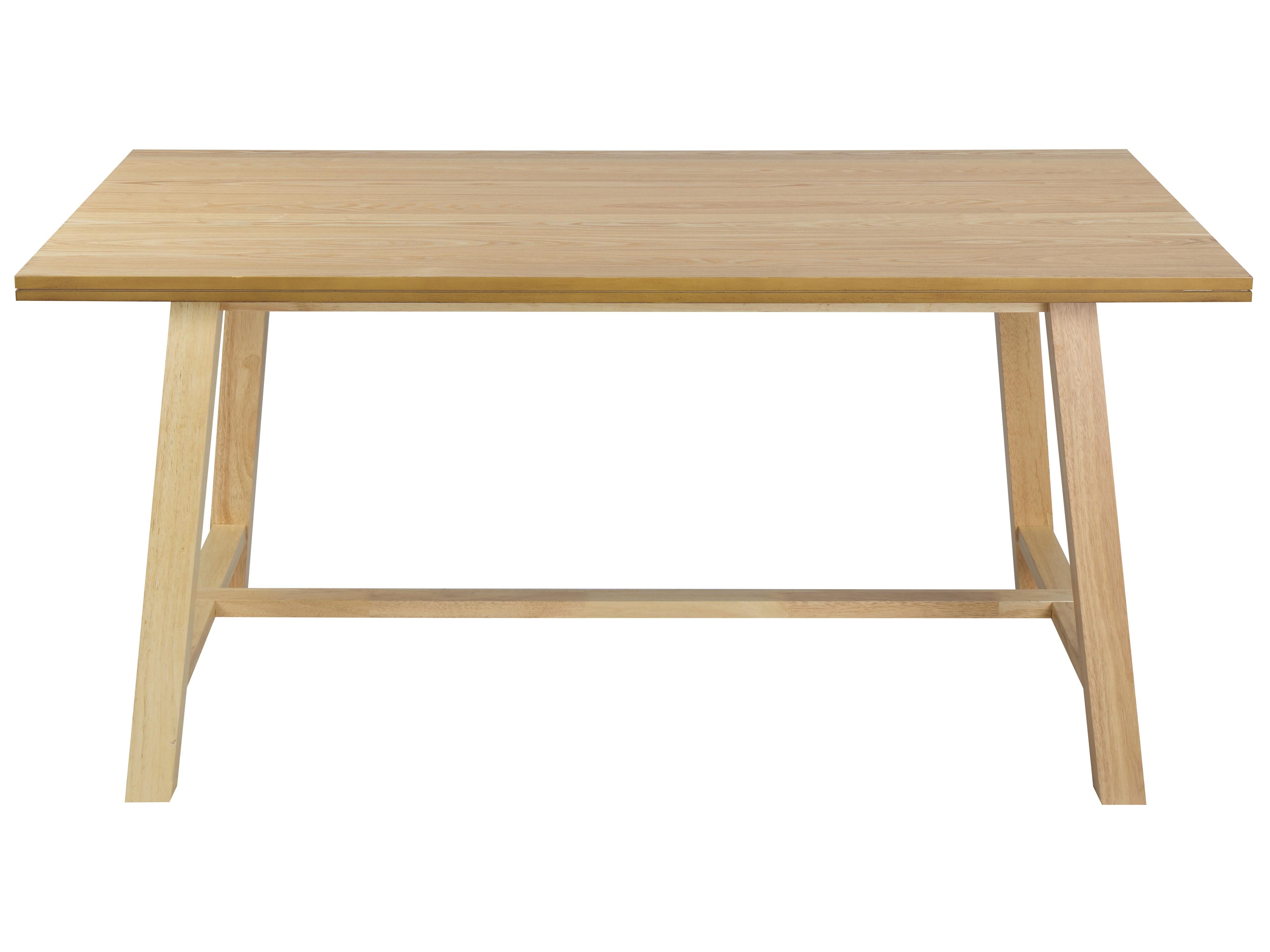 Eettafel BARNES Natuurlijk essenhout 90 cm 160 cm