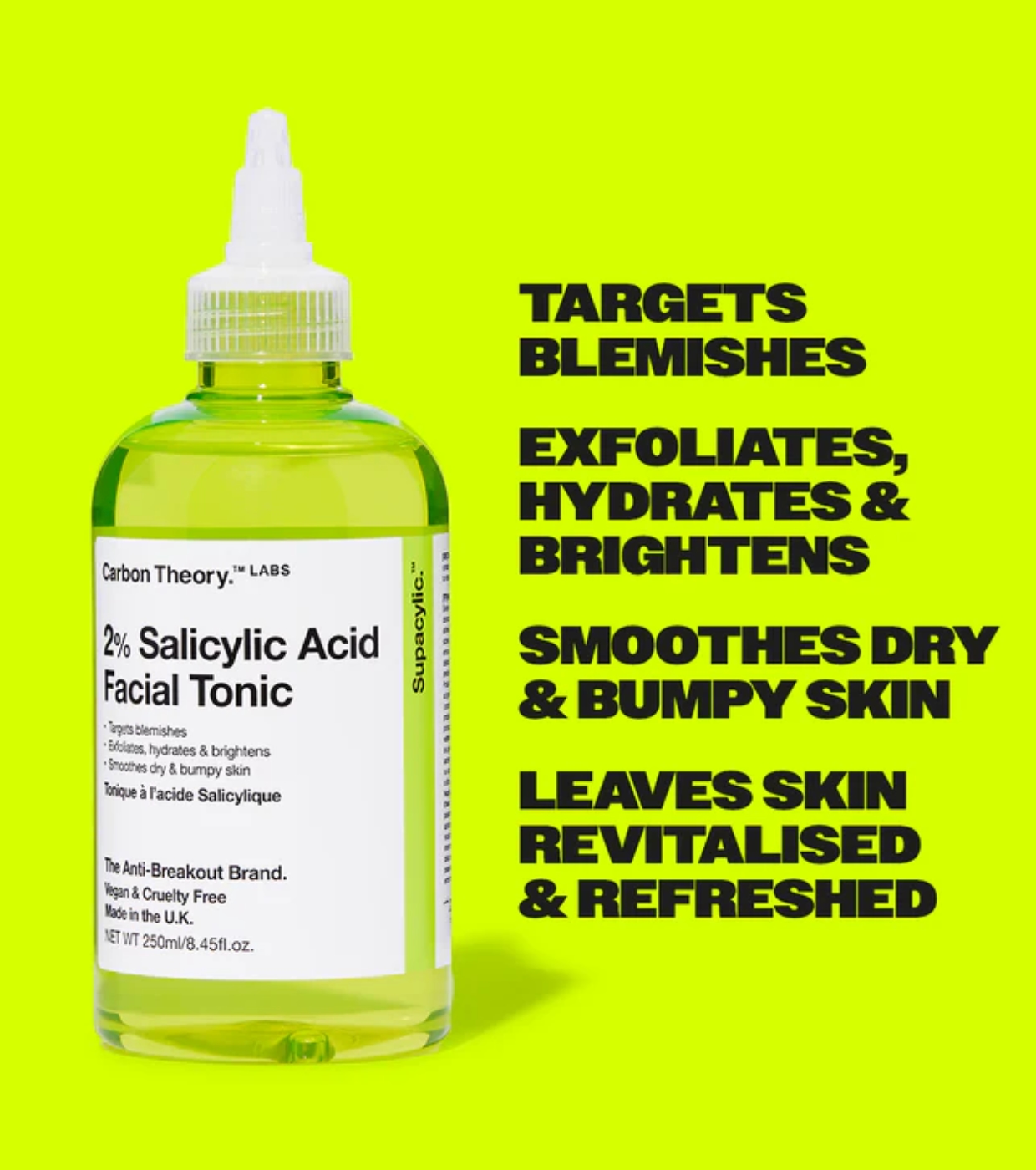 Carbon Theory - *Supacylic* - Tônico facial com ácido salicílico 2%