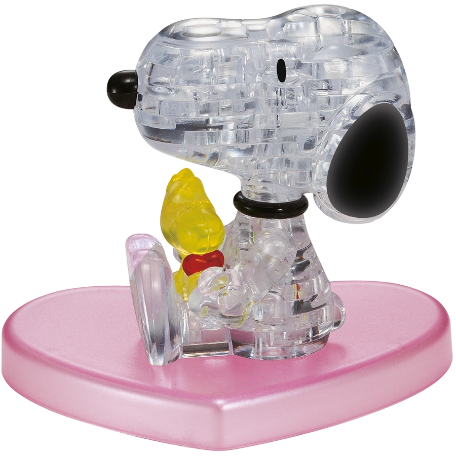 HCM Kinzel Crystal Puzzle Snoopy in Love Mehrfarbig