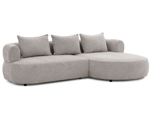 Home affaire Ecksofa »LUSSAC L-Form Design-Sofa mit Zierkissen, Masse B/T/H: 257/159/78 cm« hoher Sitzkomfort und modernes Design, Sofa ohne Bettfunktion