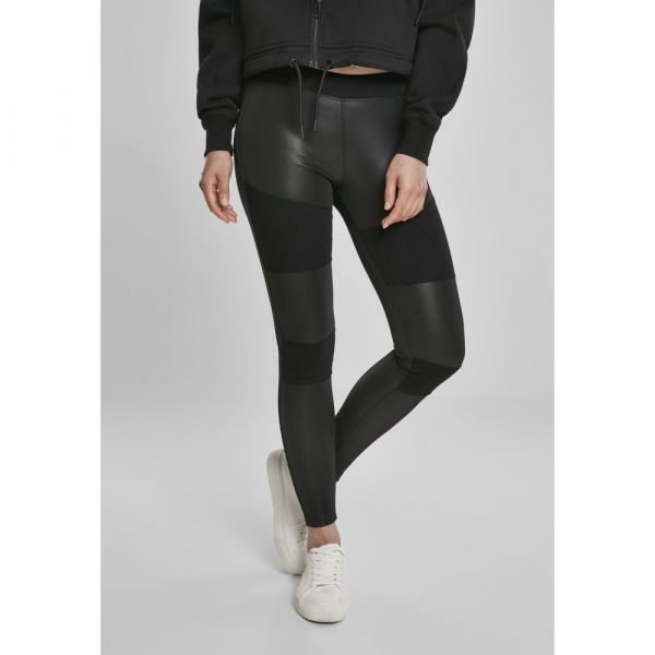 Urban Classics Leggings Fake Leather Preto L Mulher