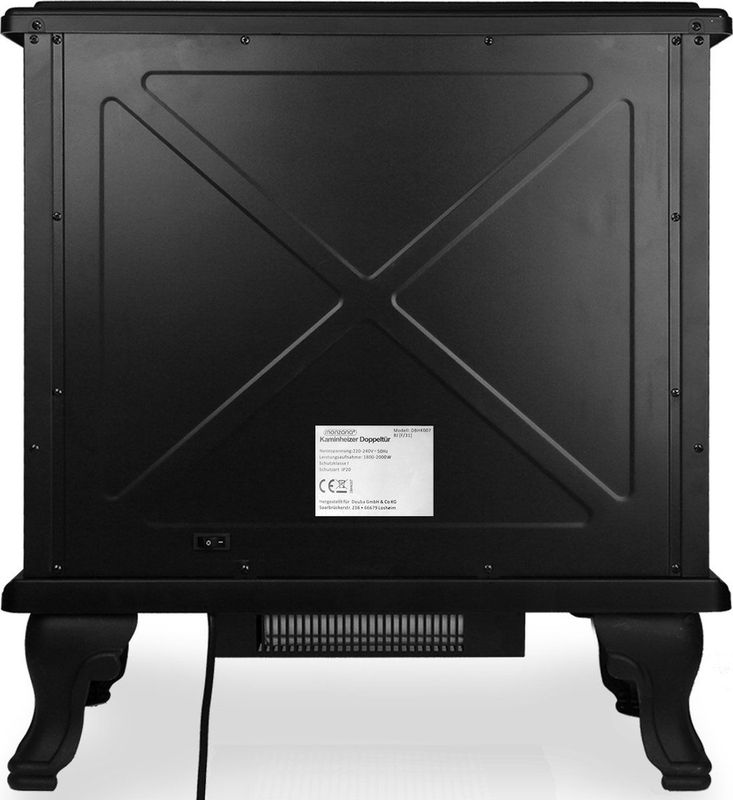Monzana Elektrische Kachel – Incl. Afstandsbediening 2000 W Zwart