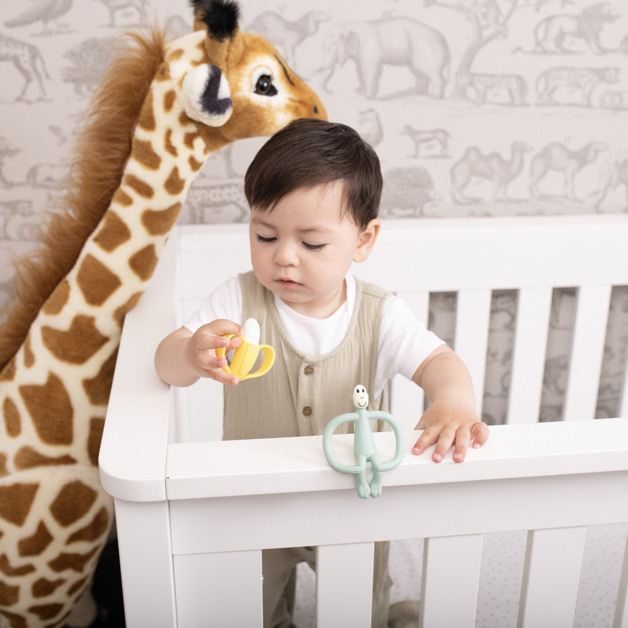 MATCHSTICK MONKEY™ Beißringe Geschenkset Banane & Affe