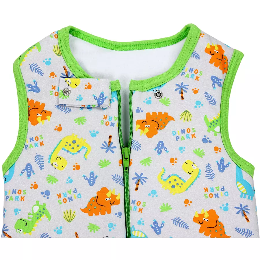 TupTam Baby Winter Schlafsack mit Beinen und Füßen grüngrau