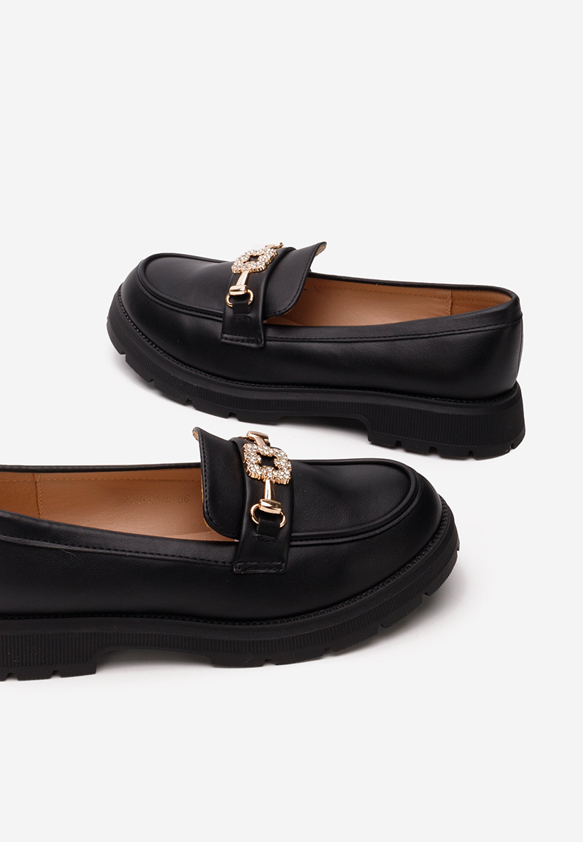 Mocassins filles noirs Flumisa