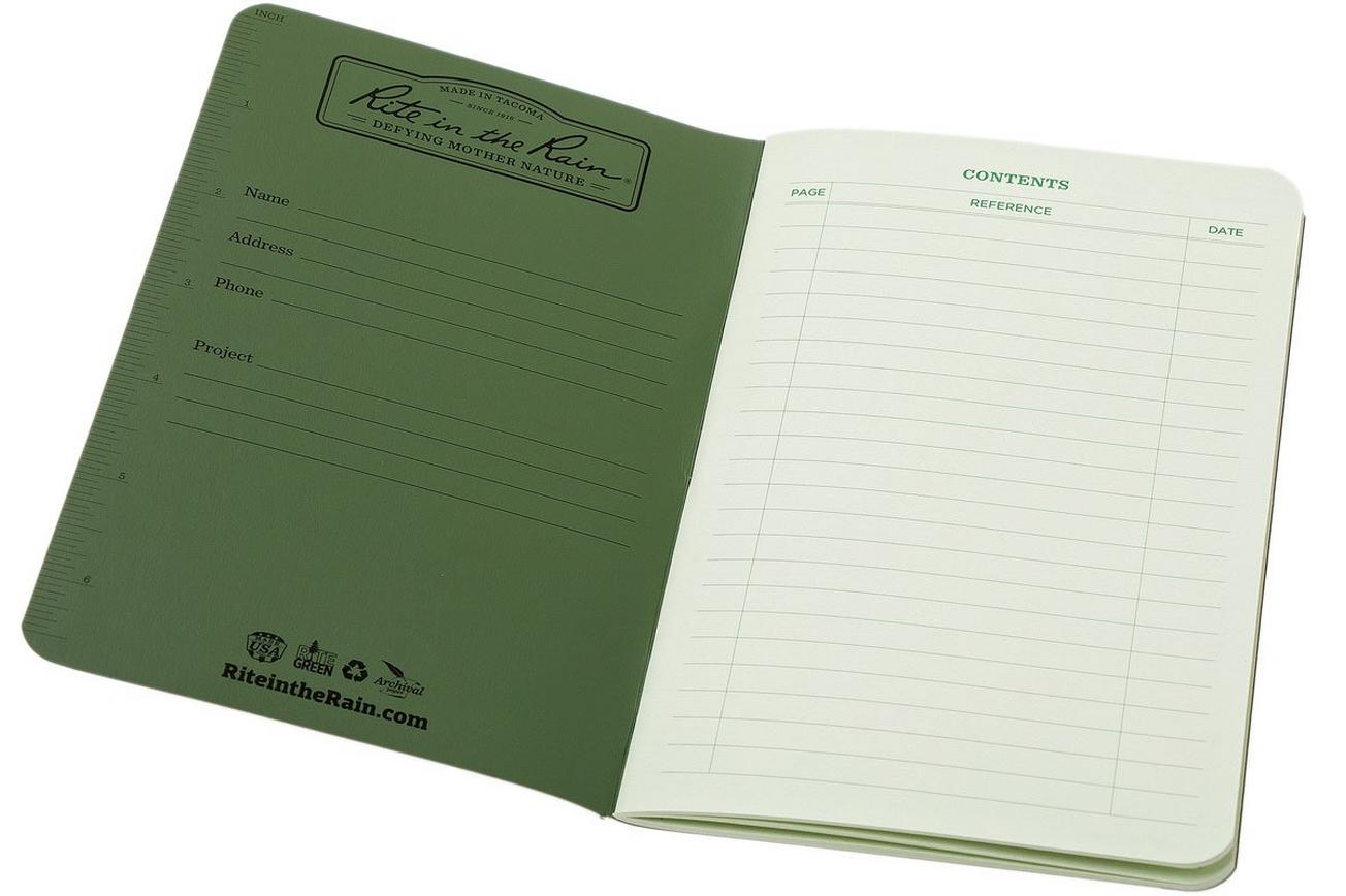 Rite in the Rain notebook 4 5/8