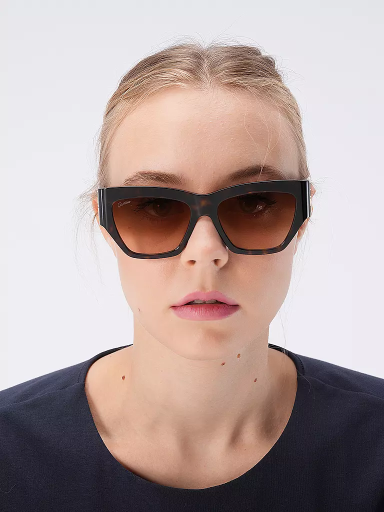 CARTIER Sonnenbrille CT0435S braun