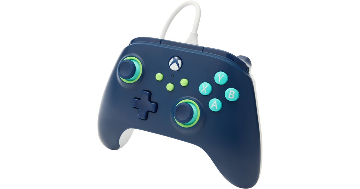 PowerAXbox Wired Controller MarinerBlue  (Donkerblauw, Xbox Series X|S, Xbox One, Windows)