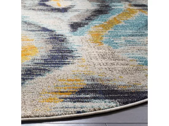 Tapis Blue & Multi 122 X 122 cm - Vistoso