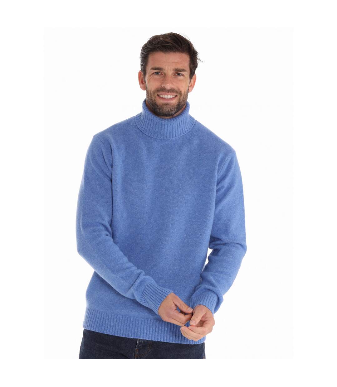 Pull col roulé chaud et doux