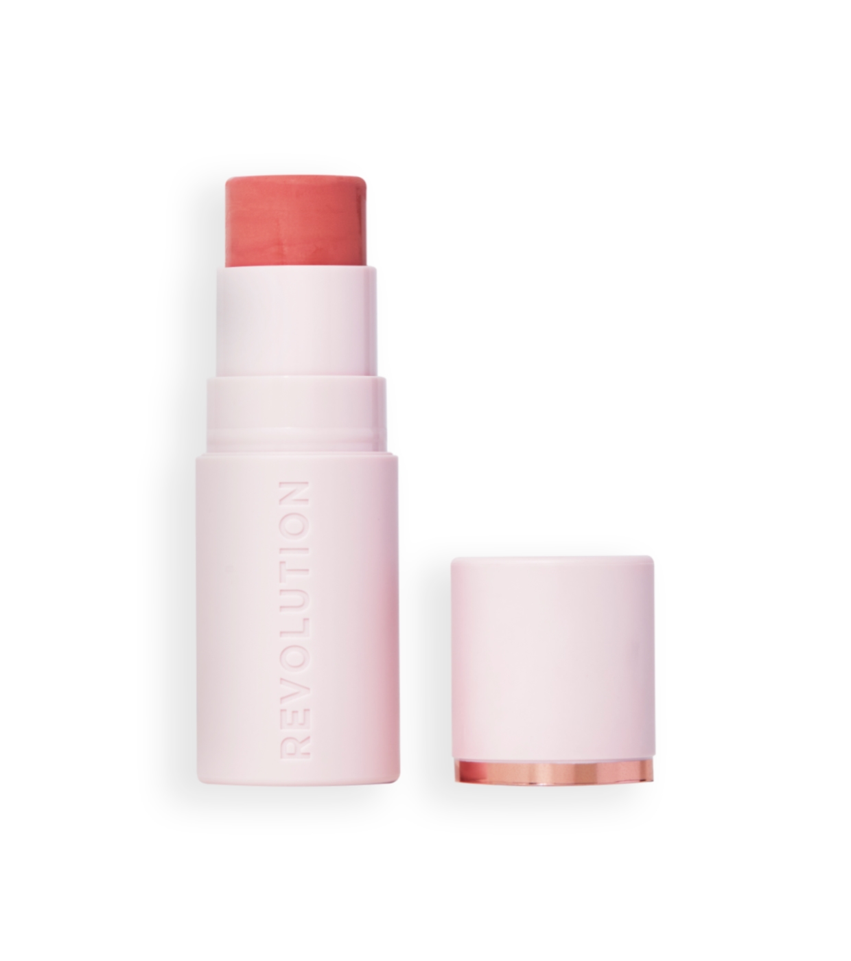 Revolution - Blush em bastão Skin Silk Marble - Peachy Pink