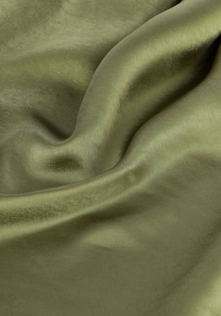 NOTRE-V groene notre-v maxi jurk satin strap dress