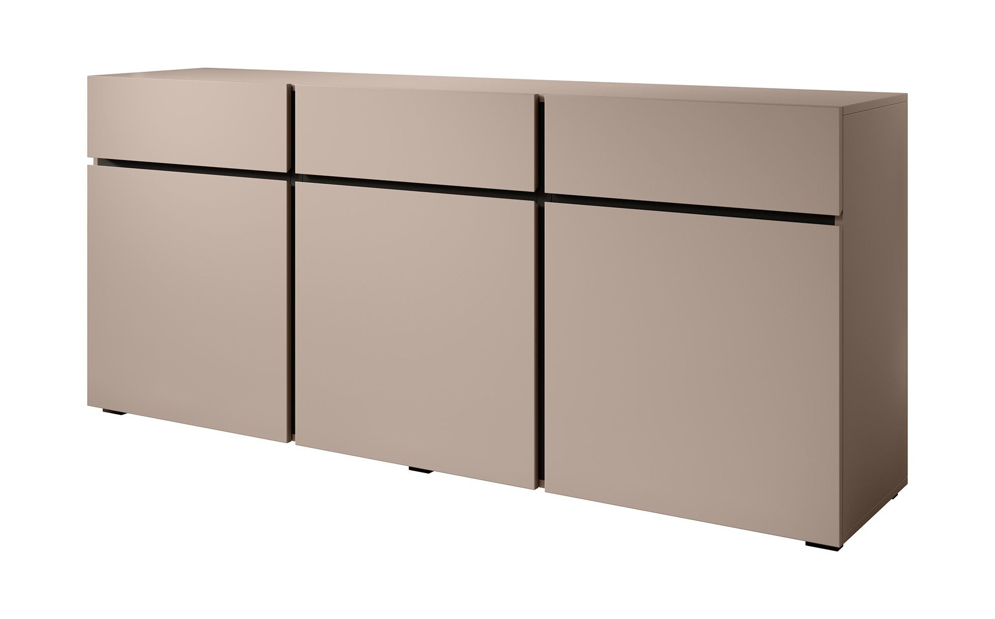 Meubella - Dressoir Cainan - Beige - 180 cm