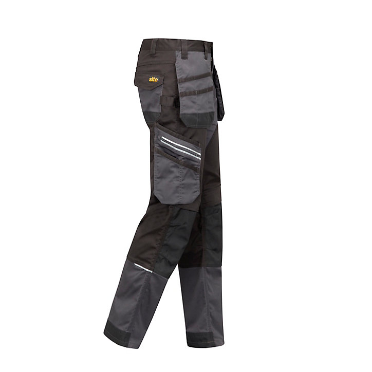 Pantalon de travail Site Kirksey Taille 44 gris / noir