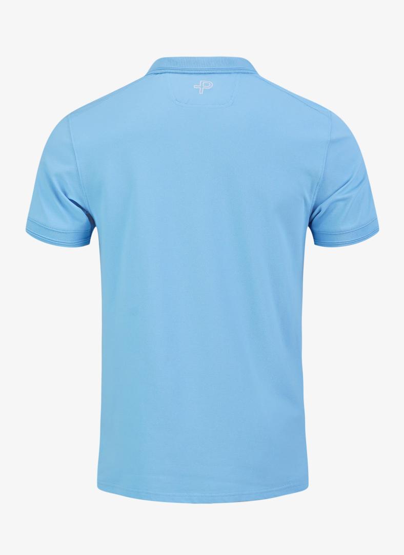 Pelle P Crew Polo Blue Akoya