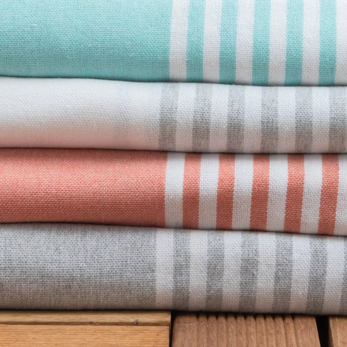 Fouta coton recyclé (200 x 200 cm) Summer Blanche