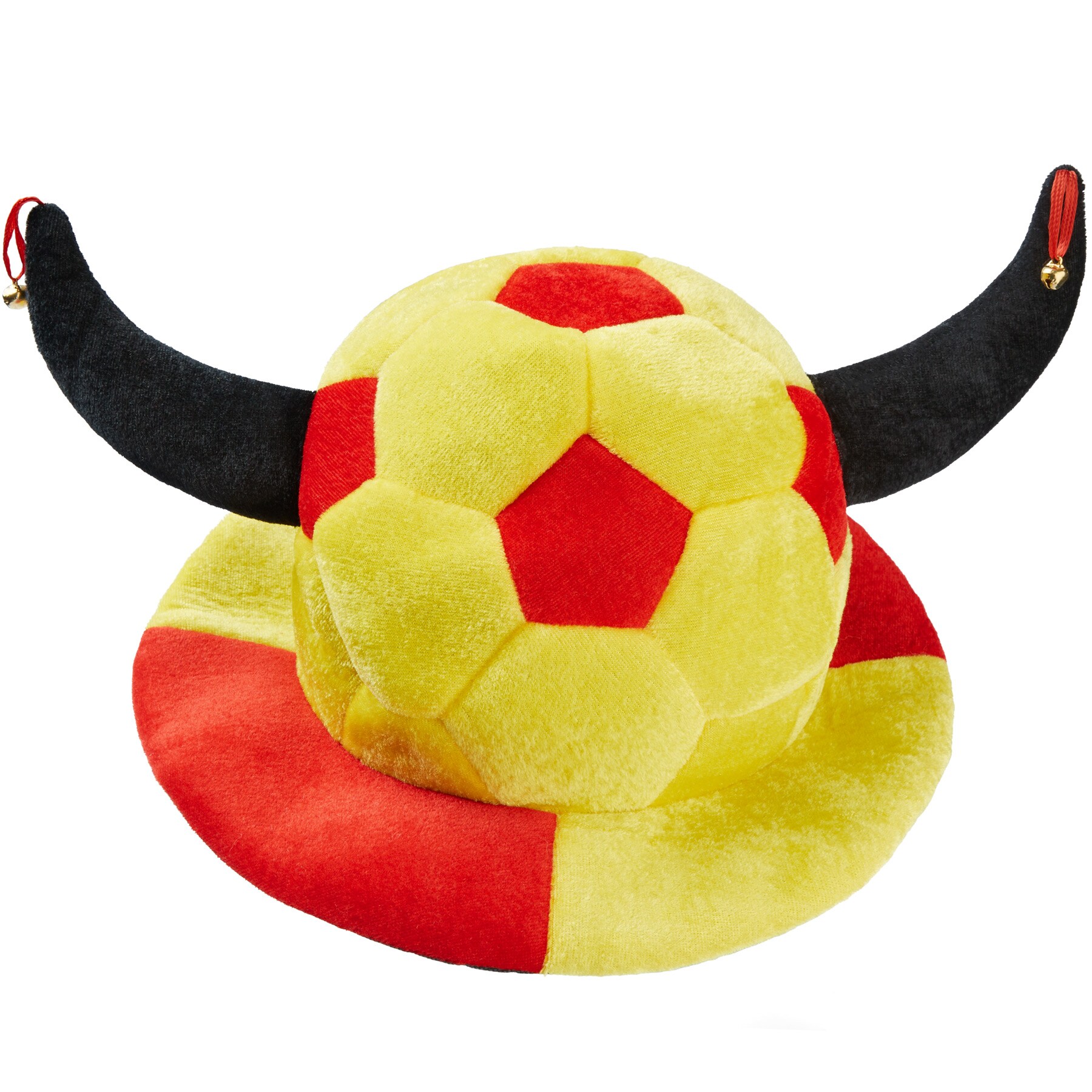 tectake® Fußball Fan Hut Espania mit Hörner