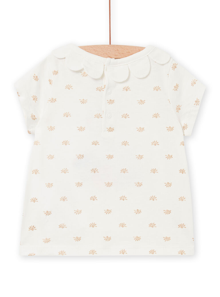 T-shirt écru bébé fille
