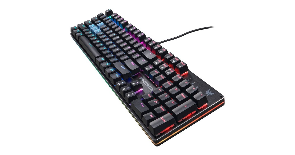 AcerPredator Aethon 303, gaming toetsenbord  (Zwart, US lay-out)