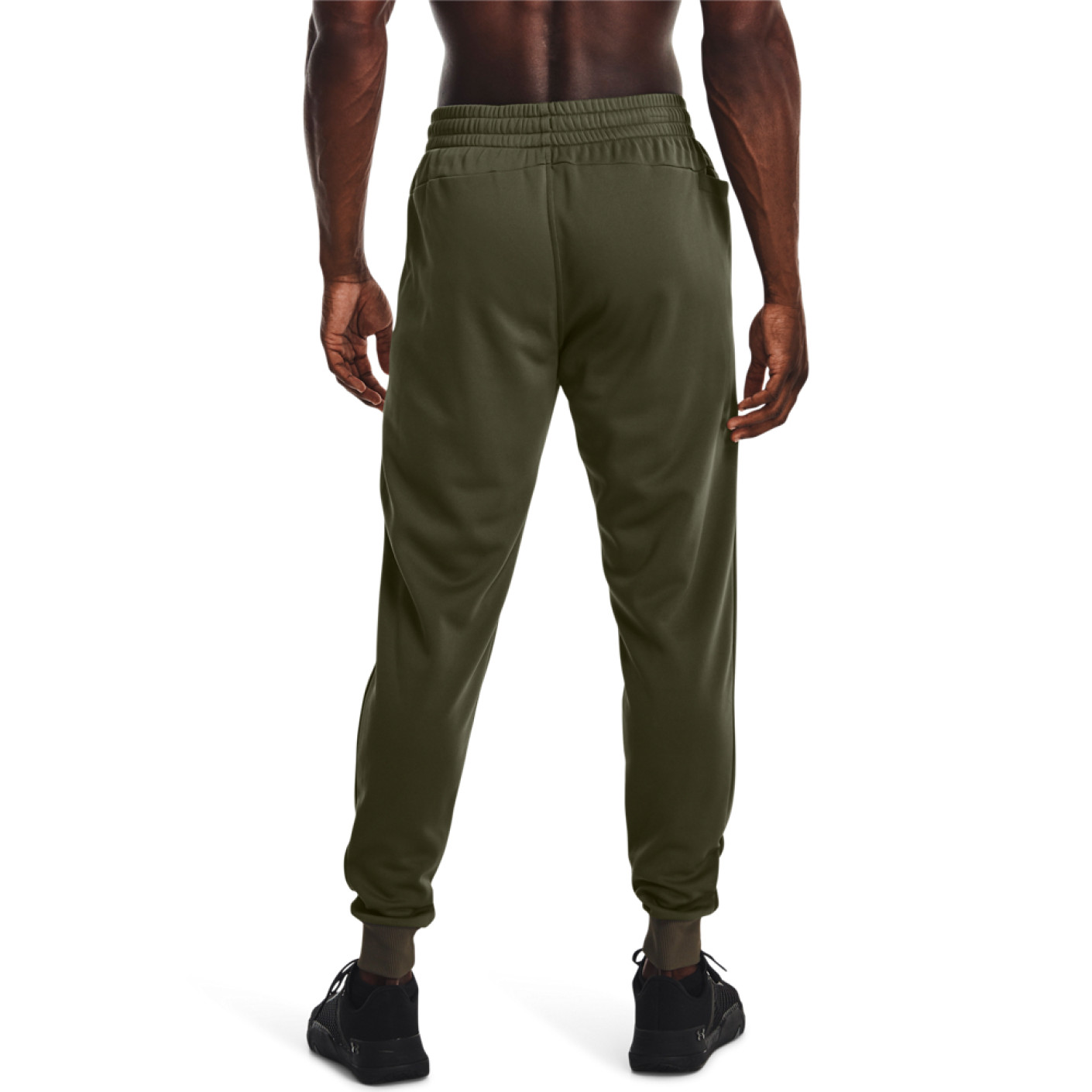 Under Armour Fleece Trainingspak Hooded Olijfgroen Zwart