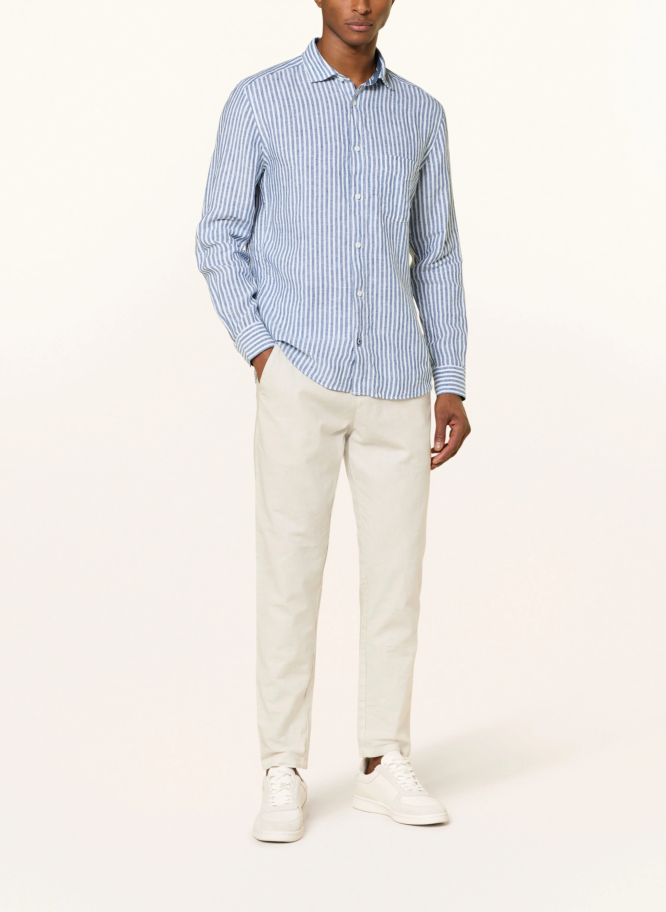 OLYMP Leinenhemd Casual regular fit