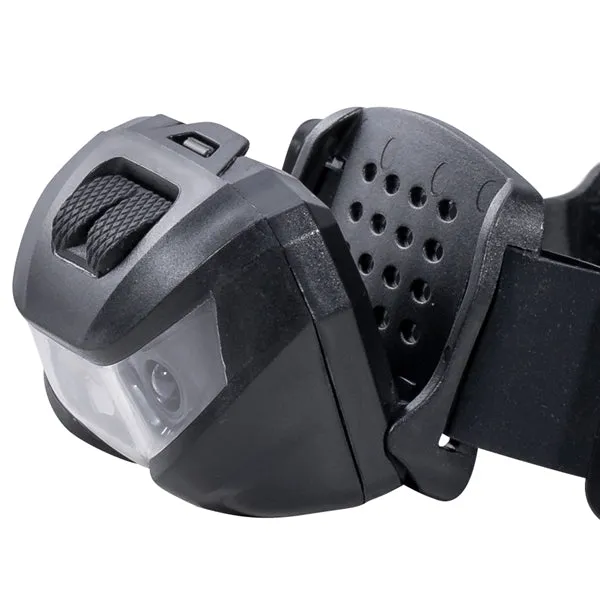 Fox Outdoor -  Fox Outdoor Stirnlampe wiederaufladbar schwenkbar schwarz