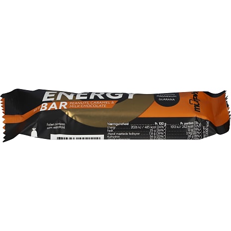 Energibar m. peanuts og karamel
