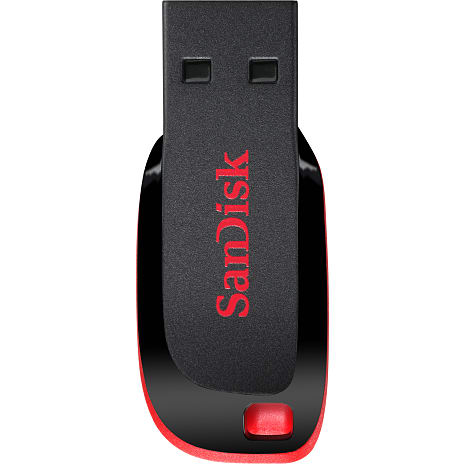SanDisk usb 2.0 blade 128GB - sort
