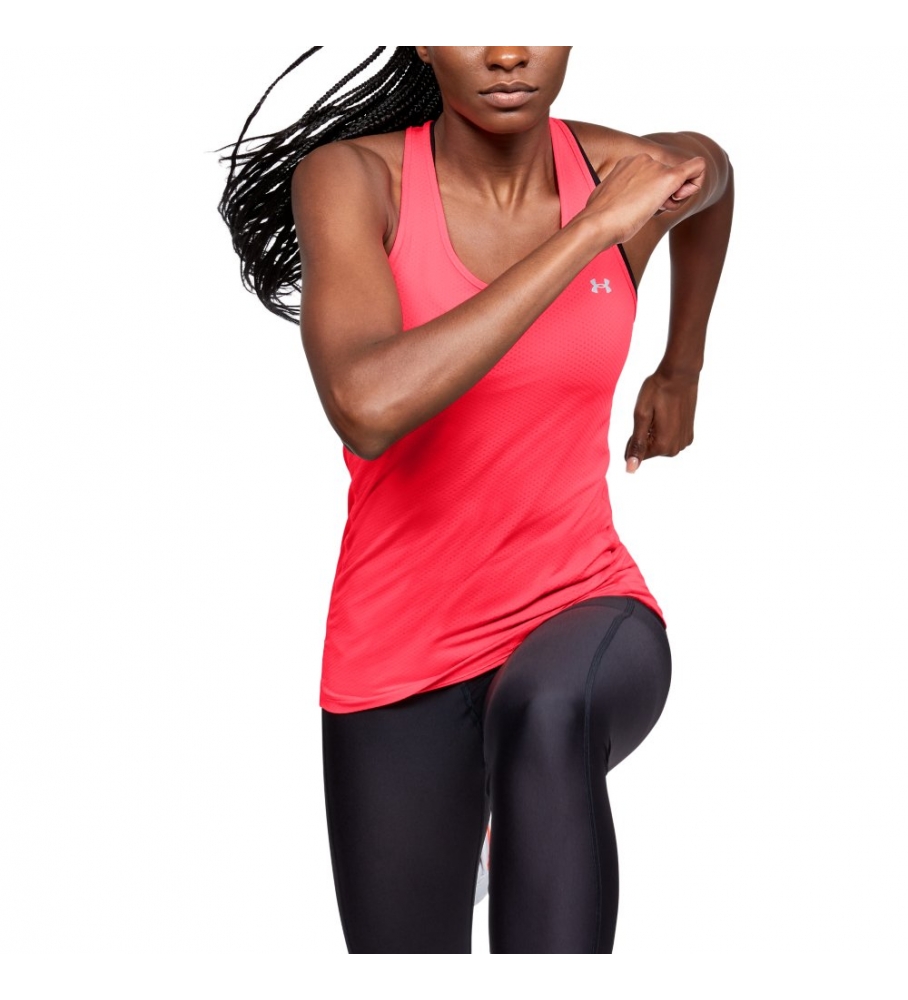 Under Armour Camiseta Armour Racer rosa flor