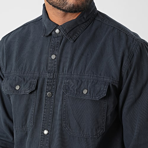 Chemise Manches Longues Watson Bleu Marine