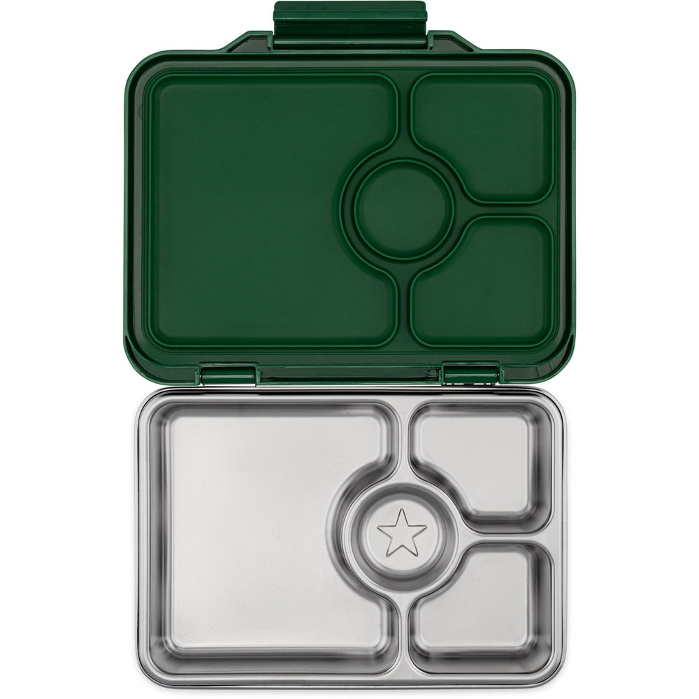 Køb Yumbox Dublin Green Prêt Stainless Steel 4-Sections