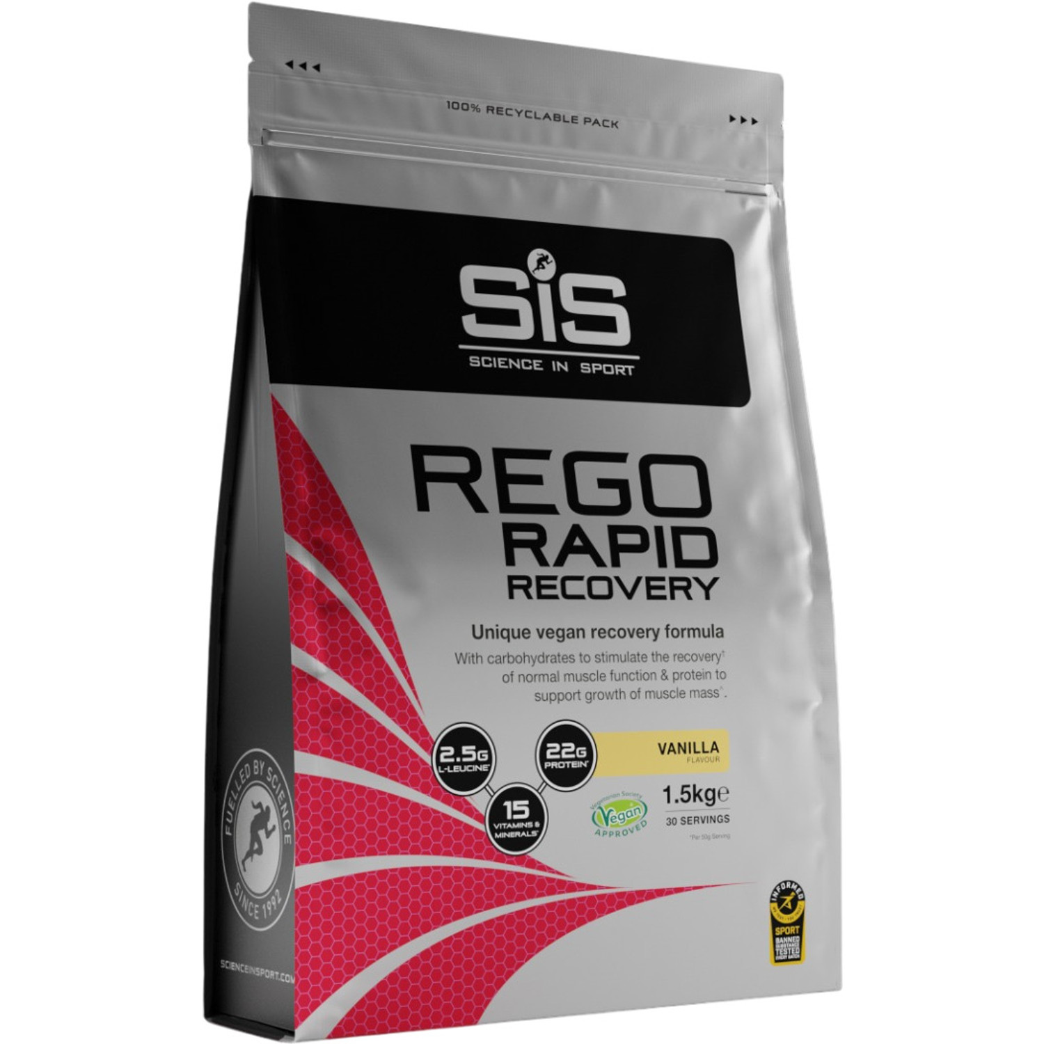 SIS Rego Rapid Recovery Vanille 1.5kg