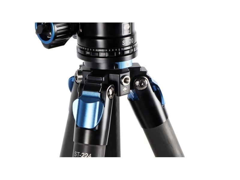 Sirui Stativ ST-224 Superb Travel mit Kugelkopf ST-20 Das ideale Reisestativ für Fotografen – Mit Kugelkopf, wasser- und staubgeschützt, leicht und kompakt