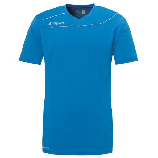 Camiseta Stream 3.0 Mc Cyan/blanco Uhlsport