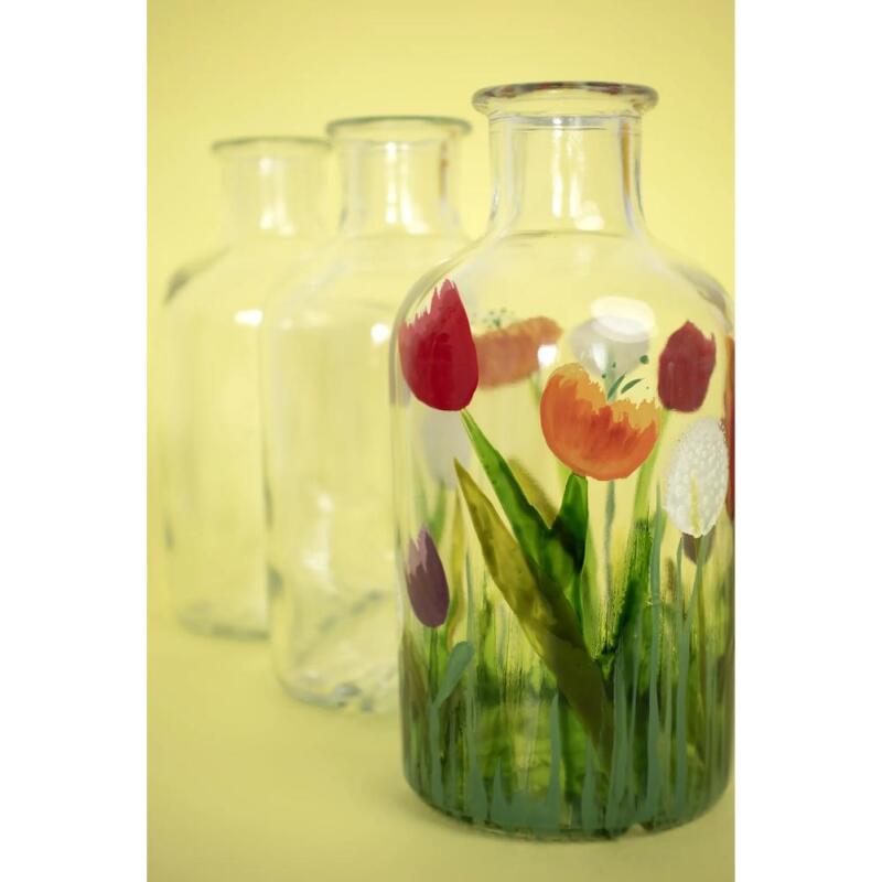 DARWI Flacon de 30 ml de Peinture sur Verre - Blanc