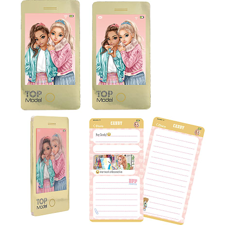 TOPModel notesbog - mobiltelefon – flere varianter - assorteret