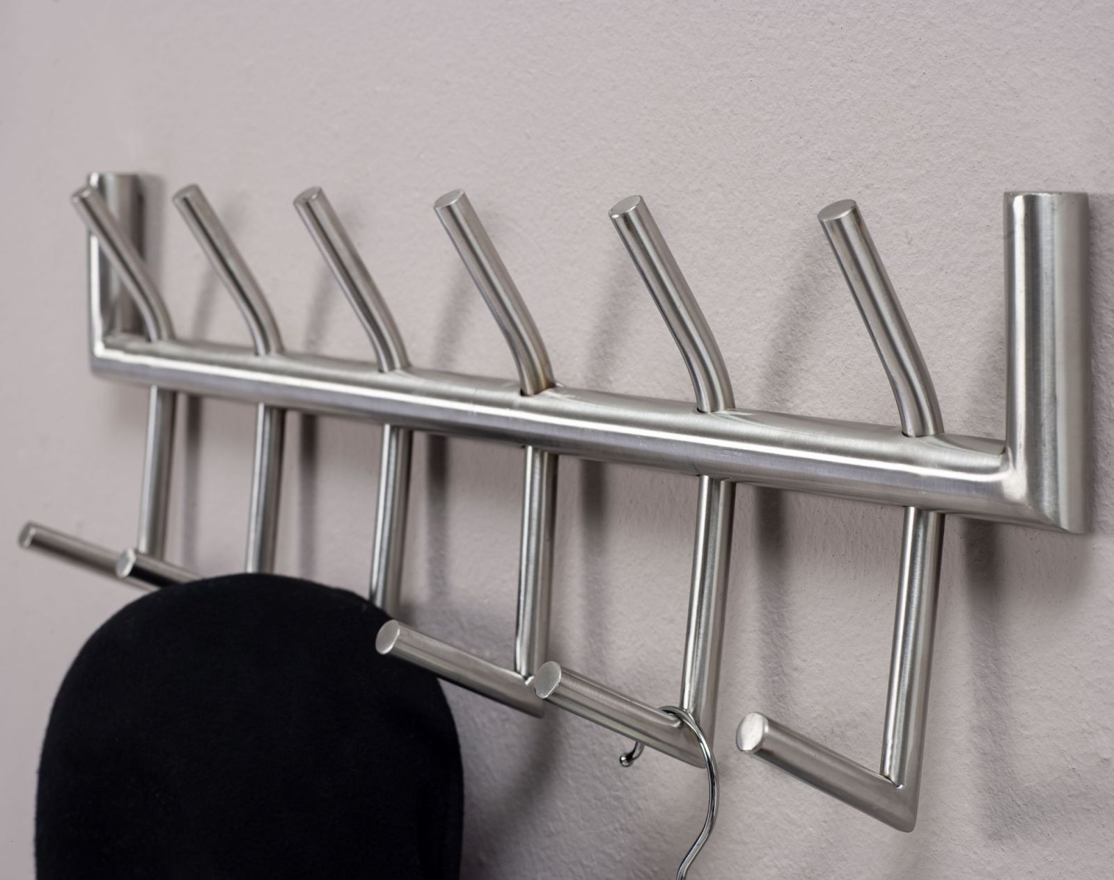 Wandgarderobe - silber - 60 cm