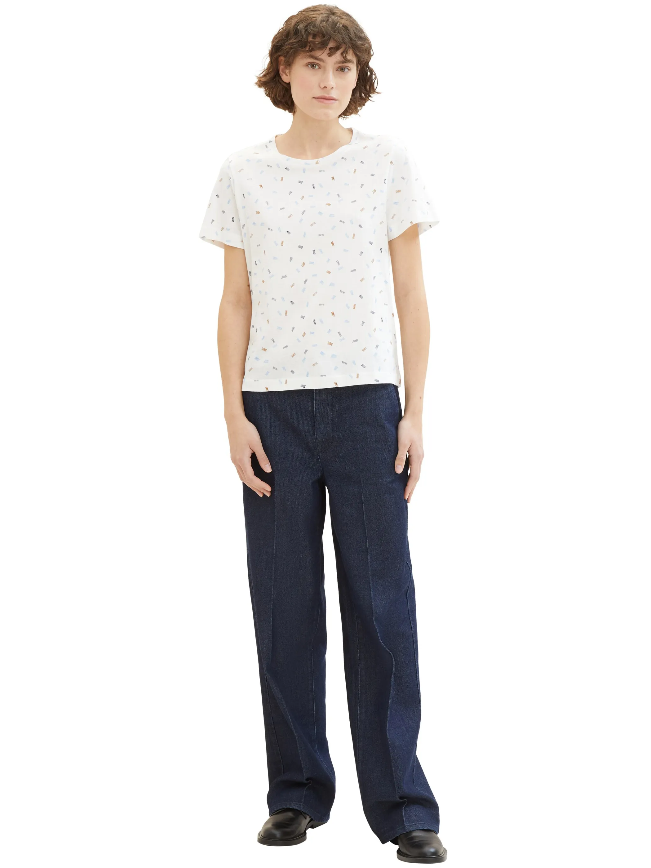 Damen T-Shirt mit Minimalprint
