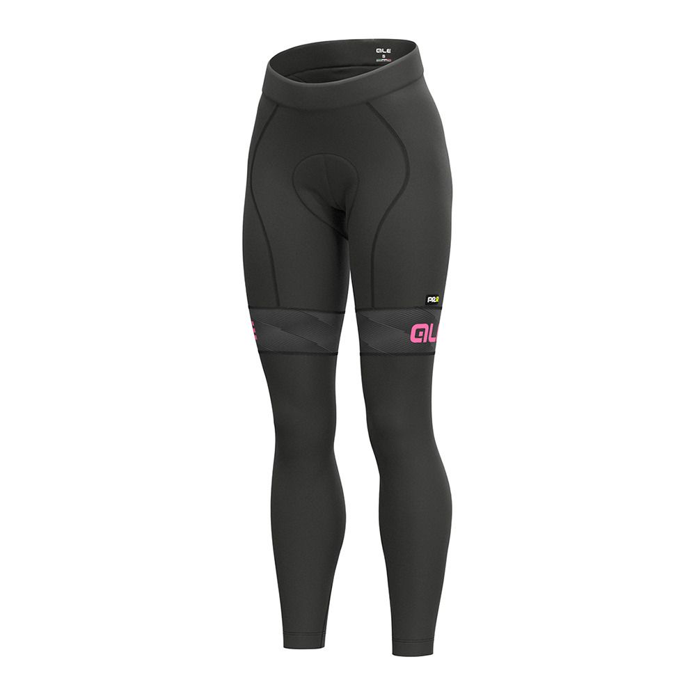 Ale MILD - Collant Femme black/fluo pink