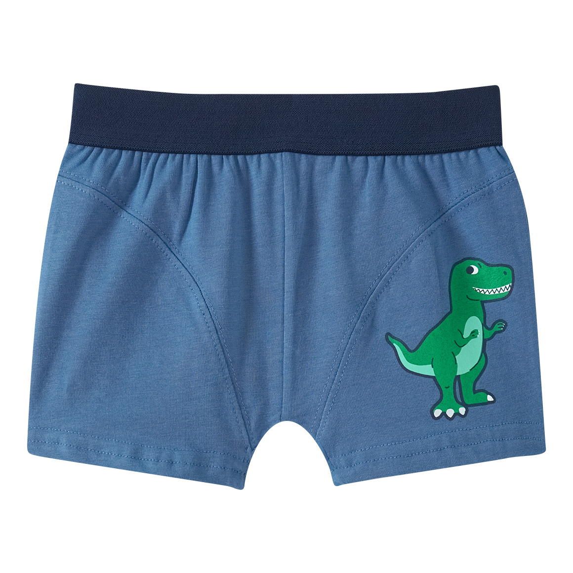 Topolino 5 Jungen Boxer in verschiedenen Dessins grün / dunkelblau / blaugrau