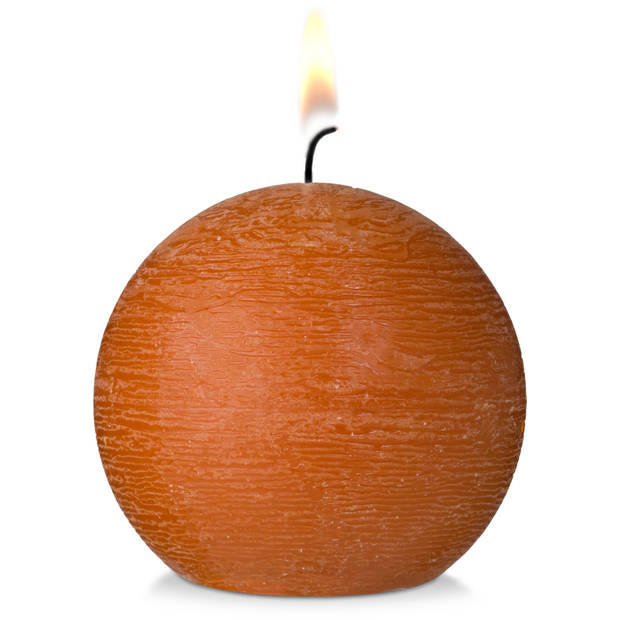 Blokker Rustieke Bolkaars - 8x8 cm - Cognac
