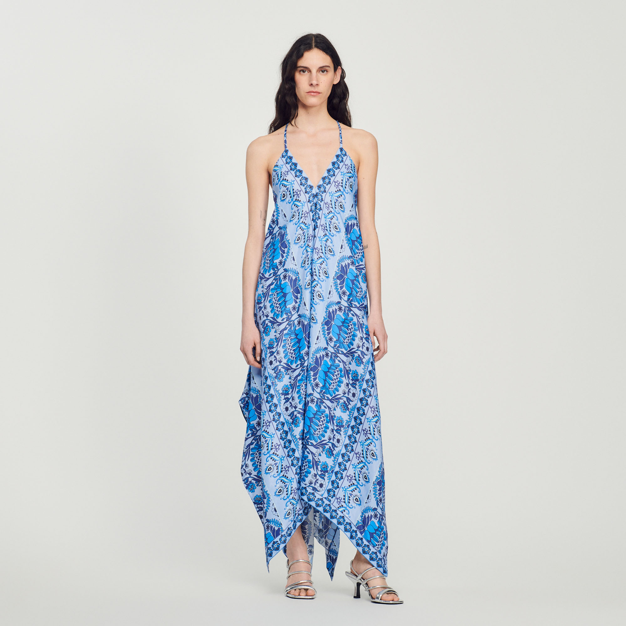 Robe longue asymetrique