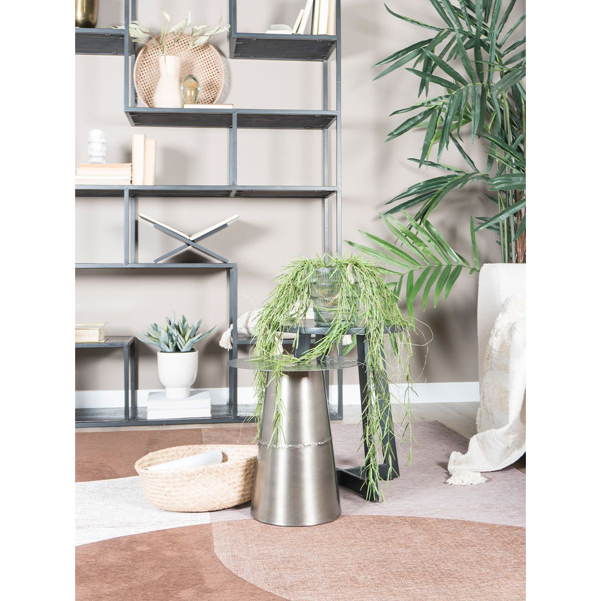 Vloerkleed Eli Brown ø120 cm