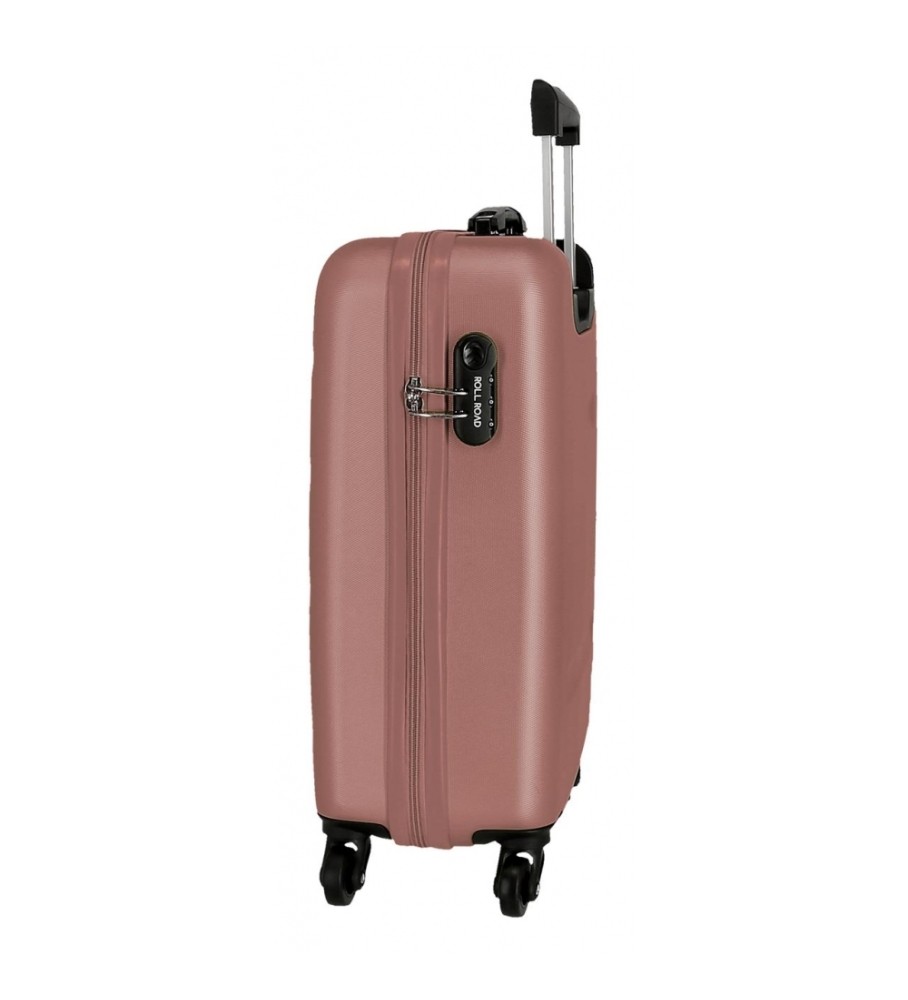 Mala rígida Roll Road para cabine, 55 cm, Roll Road Flex Nude