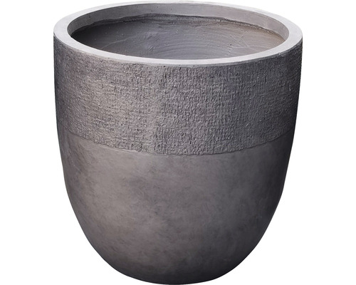 Lafiora Sober Clayfibre plantenpot, Ø 25 cm, H 23 cm, bruin