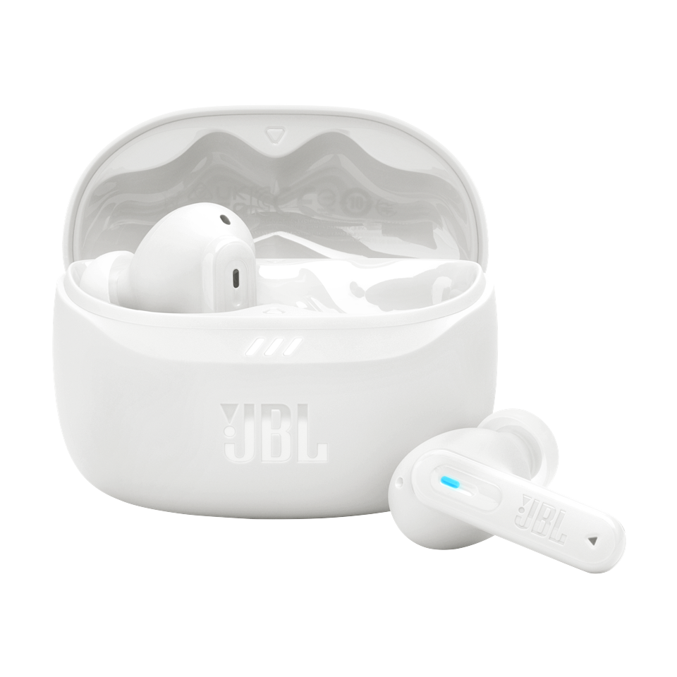 JBL - TUNE BEAM 2 - True Wireless NC Øretelefoner - Hvid